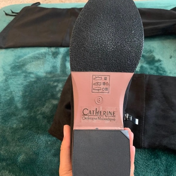 Catherine Malandrino OTK boots black - Picture 6 of 6